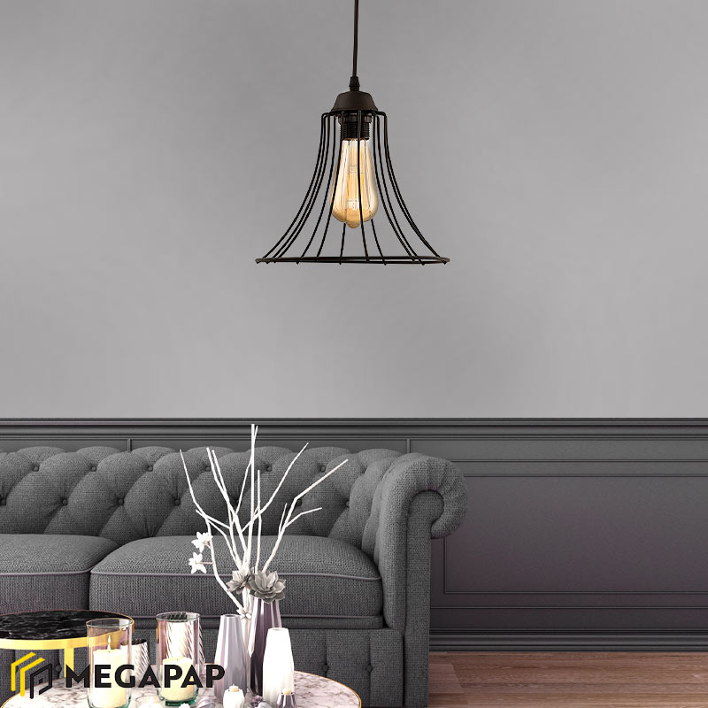 Φωτιστικό Οροφής Gerel Megapap Μεταλλικό Μονόφωτο Χρώμα Μαύρο 24X24X70Εκ. Φωτιστικό Οροφής Gerel Megapap Μεταλλικό Μονόφωτο Χρώμα Μαύρο 24X24X70Εκ.