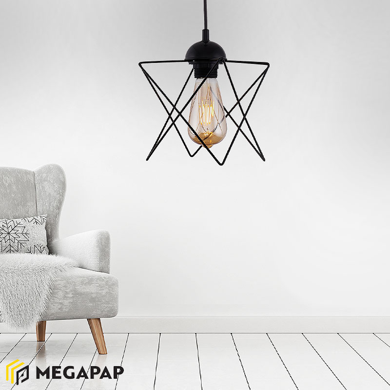 Φωτιστικό Οροφής Faven Megapap Μεταλλικό Μονόφωτο Χρώμα Μαύρο 17X17X70Εκ. Φωτιστικό Οροφής Faven Megapap Μεταλλικό Μονόφωτο Χρώμα Μαύρο 17X17X70Εκ.