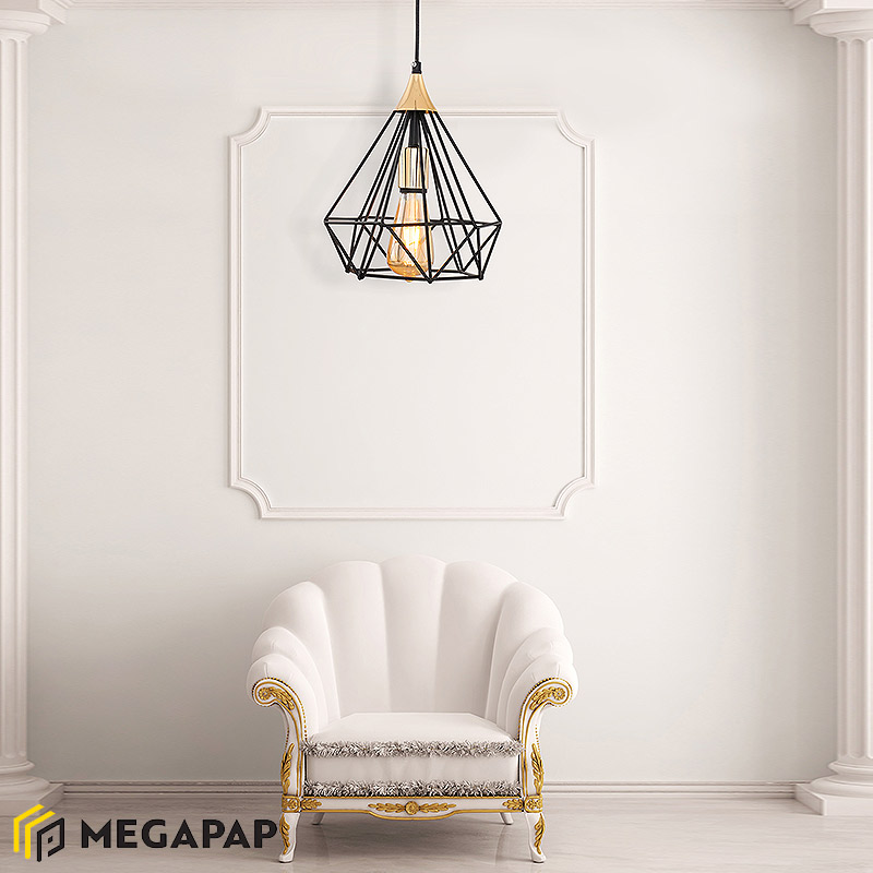 Φωτιστικό Οροφής Hideki Megapap Μεταλλικό Μονόφωτο Χρώμα Μαύρο 22X22X80Εκ. Φωτιστικό Οροφής Hideki Megapap Μεταλλικό Μονόφωτο Χρώμα Μαύρο 22X22X80Εκ.