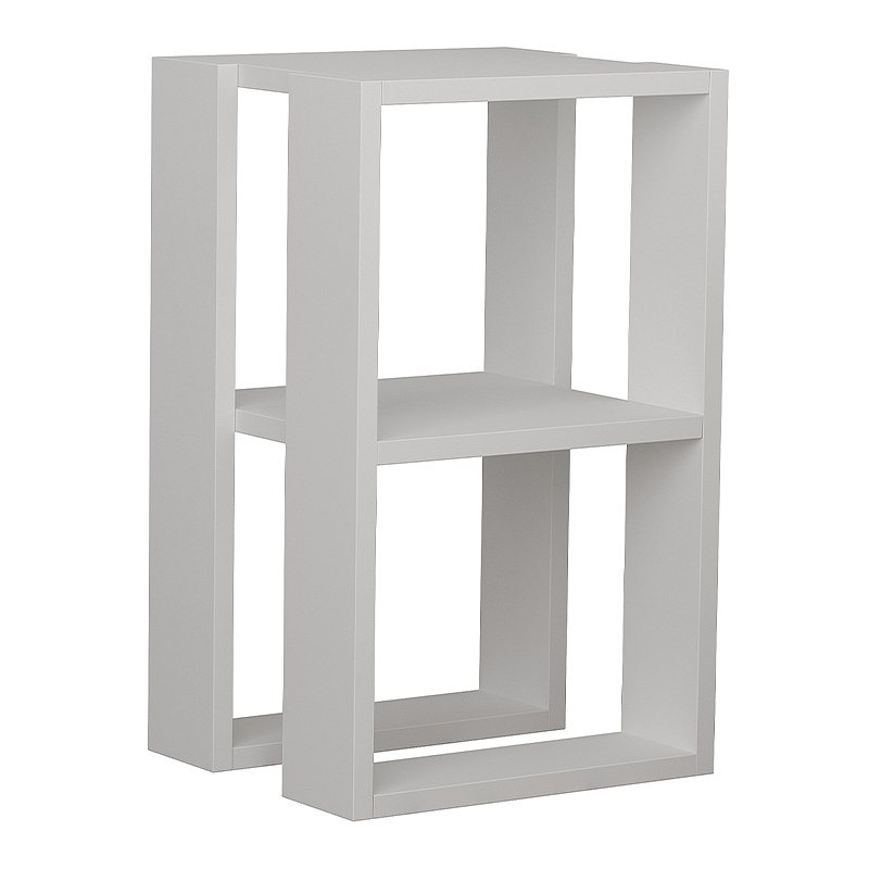 Κομοδίνο - Τραπεζάκι Βοηθητικό Tristan Megapap Χρώμα Λευκό 34X30X55Εκ.