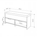 Παπουτσοθήκη Cove Megapap Χρώμα Ανοιχτό Καφέ 106X34X51,5Εκ.
