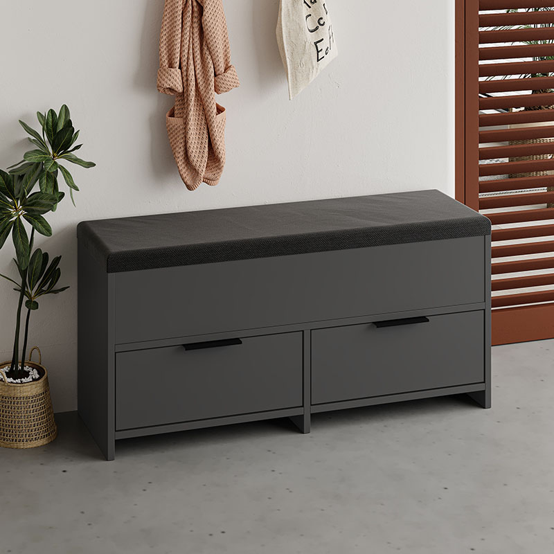 Παπουτσοθήκη Cove Megapap Χρώμα Ανθρακί 106X34X51,5Εκ.