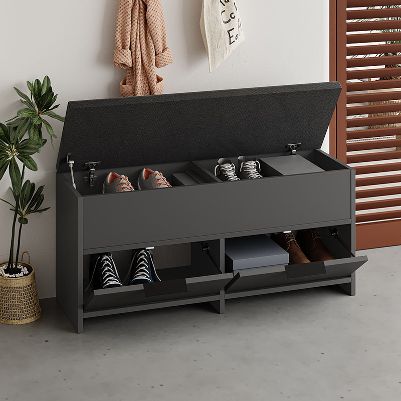 Παπουτσοθήκη Cove Megapap Χρώμα Ανθρακί 106X34X51,5Εκ. Παπουτσοθήκη Cove Megapap Χρώμα Ανθρακί 106X34X51,5Εκ.