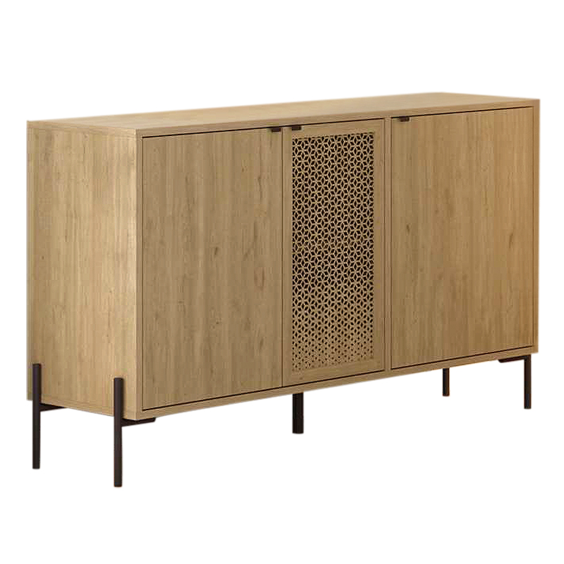 Μπουφές Naive Megapap Χρώμα Sapphire Oak 126X40X80Εκ.