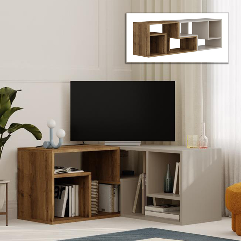 Έπιπλο Τηλεόρασης Glis Megapap Πολυμορφικό Χρώμα Ανοιχτό Καρυδί - Sandstone 145X35X44,8Εκ. Έπιπλο Τηλεόρασης Glis Megapap Πολυμορφικό Χρώμα Ανοιχτό Καρυδί - Sandstone 145X35X44,8Εκ.