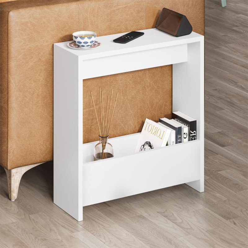 Τραπεζάκι Βοηθητικό Simpi Megapap Χρώμα Λευκό 55X20X60Εκ. Τραπεζάκι Βοηθητικό Simpi Megapap Χρώμα Λευκό 55X20X60Εκ.