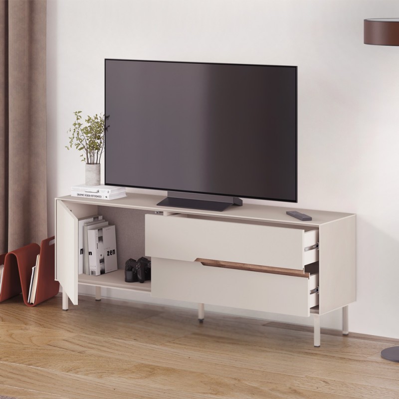 Έπιπλο Τηλεόρασης Arch Megapap Χρώμα Sandstone 150X35X56,5Εκ.