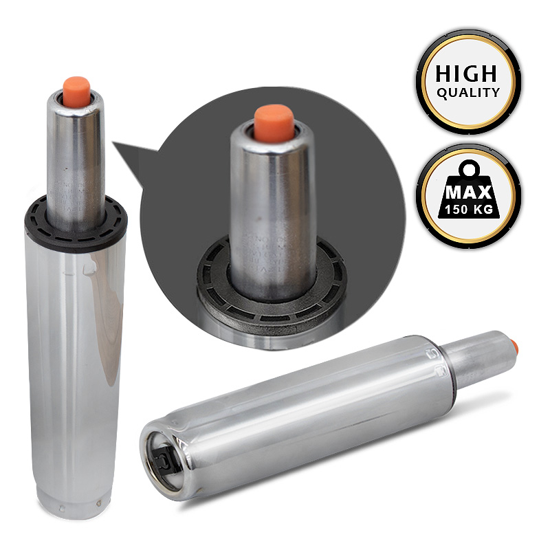 Αμορτισέρ Καρέκλας Γραφείου Megapap Class-4 Υψηλών Αντοχών Έως 150Kg Χρώμα Ασημί 25 - 35Εκ.