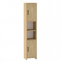 Ντουλάπι Κουζίνας - Μπάνιου Hobbes Megapap Χρώμα Sapphire Oak 35X30X180Εκ.