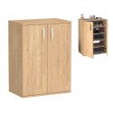 Παπουτσοθήκη - Ντουλάπι Manolo Megapap Χρώμα Sapphire Oak 60X38X81,4Εκ.