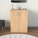 Παπουτσοθήκη - Ντουλάπι Manolo Megapap Χρώμα Sapphire Oak 60X38X81,4Εκ.