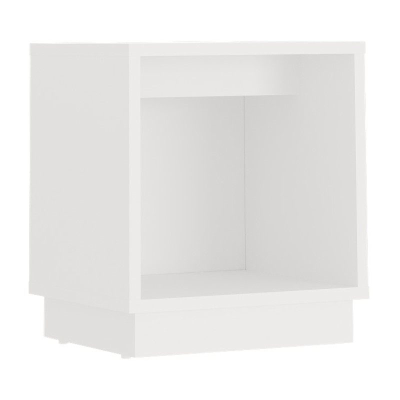 Κομοδίνο Gino Megapap Χρώμα Λευκό 40X35,3X48Εκ.