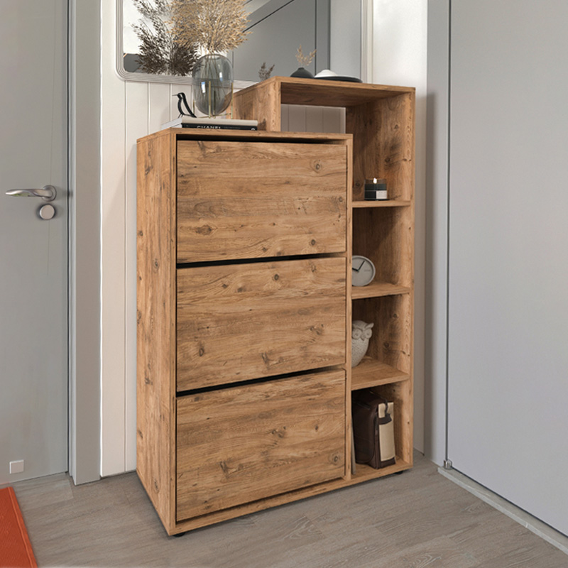 Παπουτσοθήκη Lego Megapap Χρώμα Pine Oak 90X32X143Εκ. Παπουτσοθήκη Lego Megapap Χρώμα Pine Oak 90X32X143Εκ.