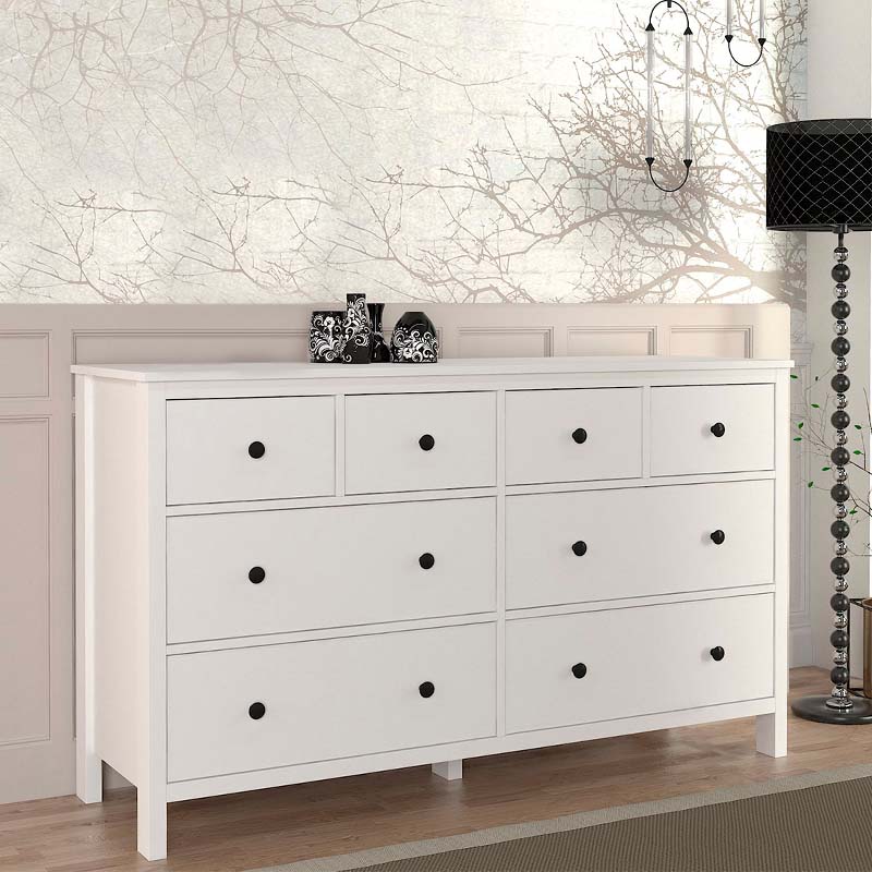 Μπουφές Μελαμίνης Sabina Megapap Χρώμα Λευκό 160X50X96Εκ.