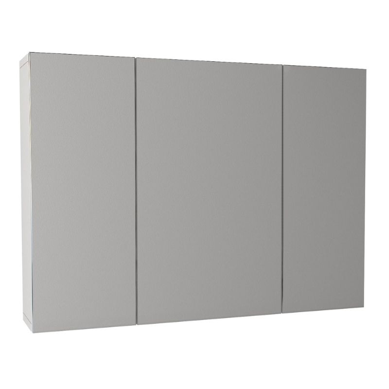 Καθρέπτης Μπάνιου Base Μegapap Χρώμα Λευκό 90X17,1X65Εκ.