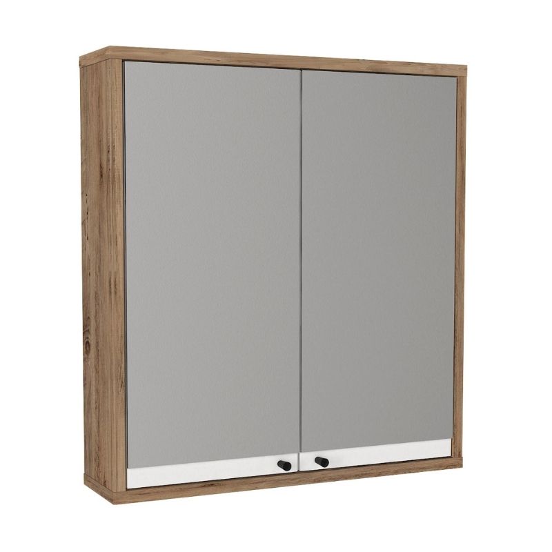 Καθρέπτης Μπάνιου Lilian Μegapap Χρώμα Atlantic Pine 59,6X14,6X65Εκ.