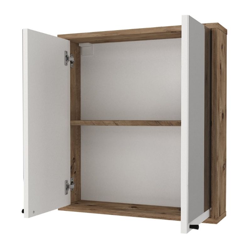 Καθρέπτης Μπάνιου Lilian Μegapap Χρώμα Atlantic Pine 59,6X14,6X65Εκ.