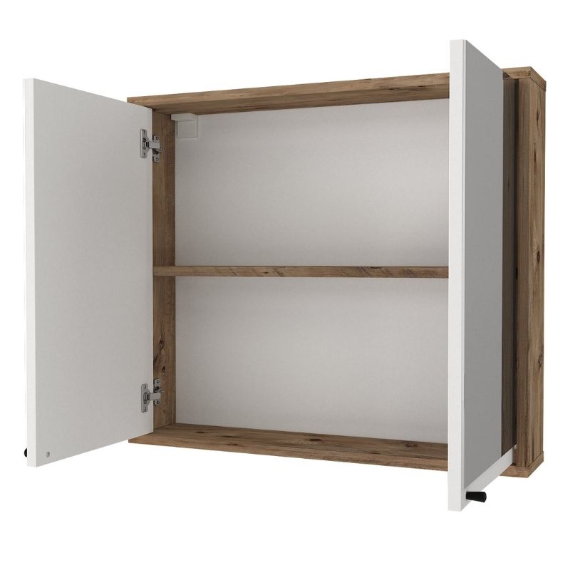 Καθρέπτης Μπάνιου Lilian Μegapap Χρώμα Atlantic Pine 75X14,6X65Εκ.