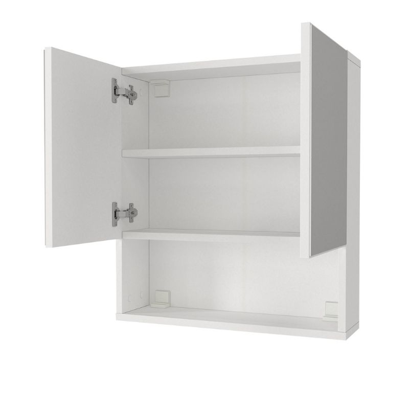 Καθρέπτης Μπάνιου Trama Μegapap Χρώμα Λευκό 60X16,8X65Εκ.