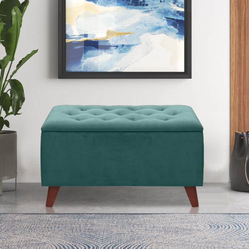 Σκαμπώ - Ταμπουρέ Lotus Megapap Βελούδινο Χρώμα Κυπαρισσί 90X40X50Εκ. Σκαμπώ - Ταμπουρέ Lotus Megapap Βελούδινο Χρώμα Κυπαρισσί 90X40X50Εκ.