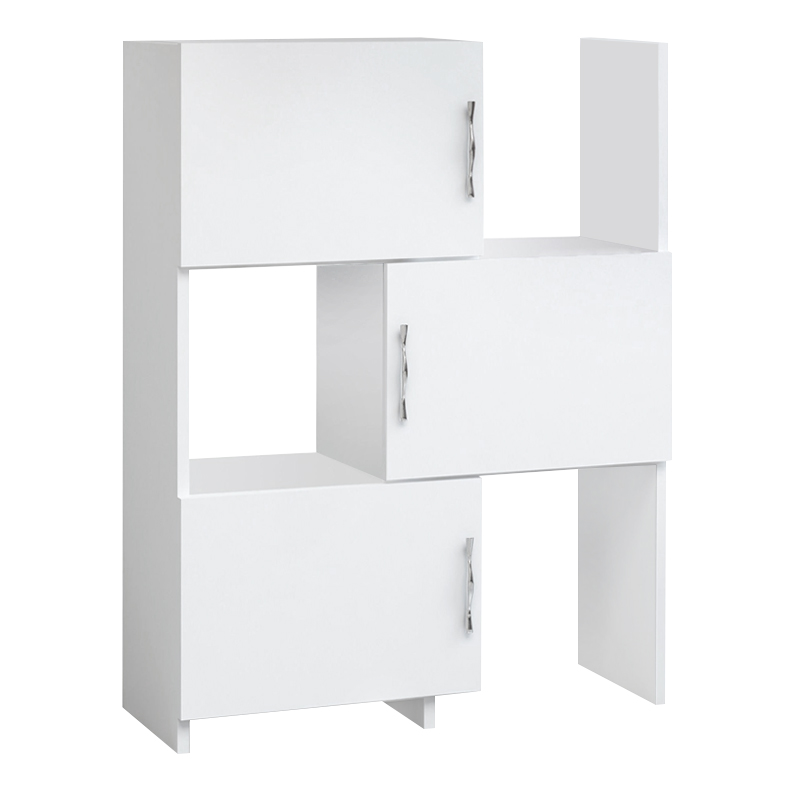 Ντουλάπι Κουζίνας - Μπάνιου Anna Megapap Χρώμα Λευκό 65X31,5X89,8Εκ.