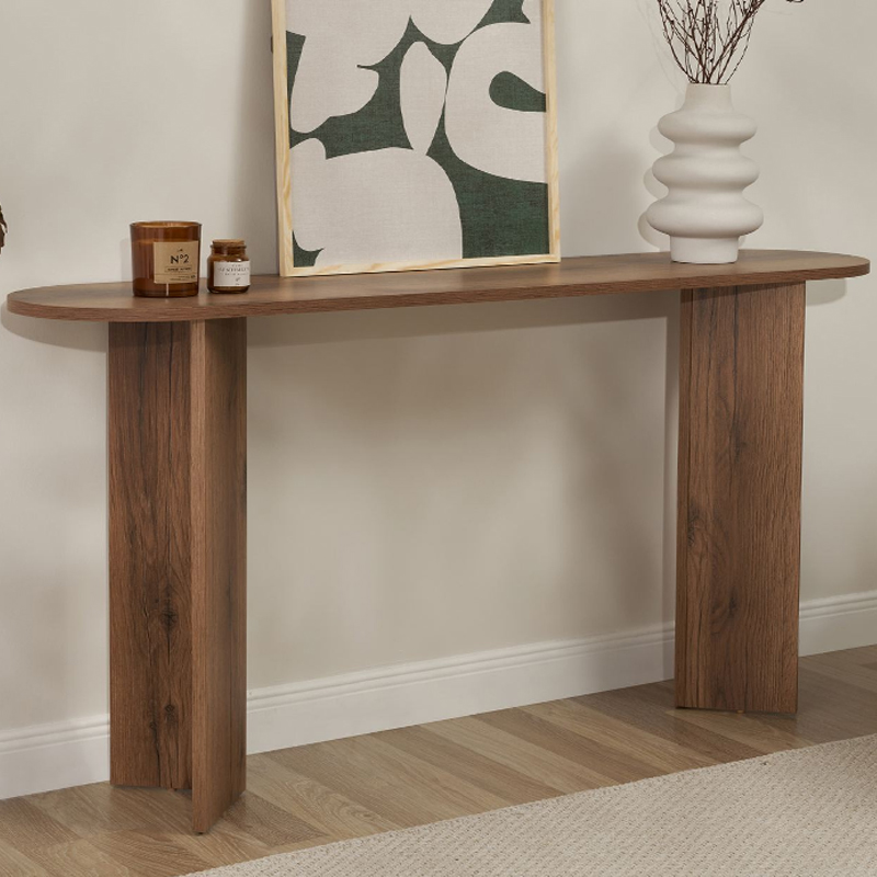 Κονσόλα Sira Megapap Χρώμα Καρυδί 150X35X75Εκ. Κονσόλα Sira Megapap Χρώμα Καρυδί 150X35X75Εκ.