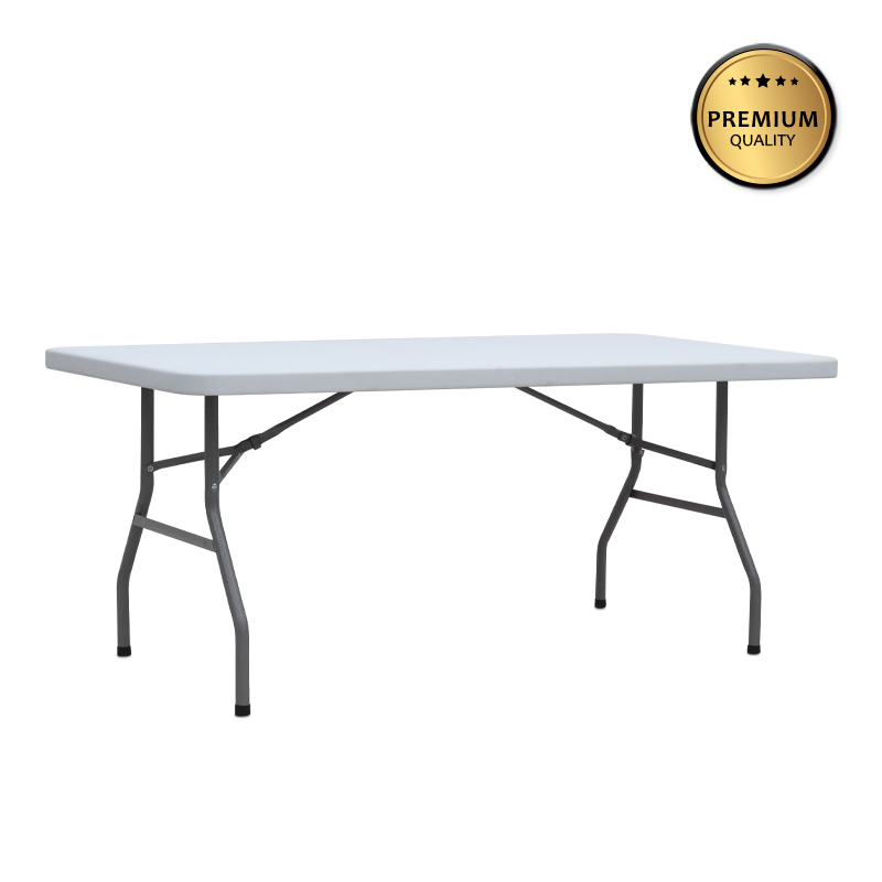 Τραπέζι Catering - Συνεδρίου Capri Megapap Πτυσσόμενο - Μονοκόμματη Επιφάνεια Χρώμα Λευκό Του Πάγου 183X76X74Εκ.