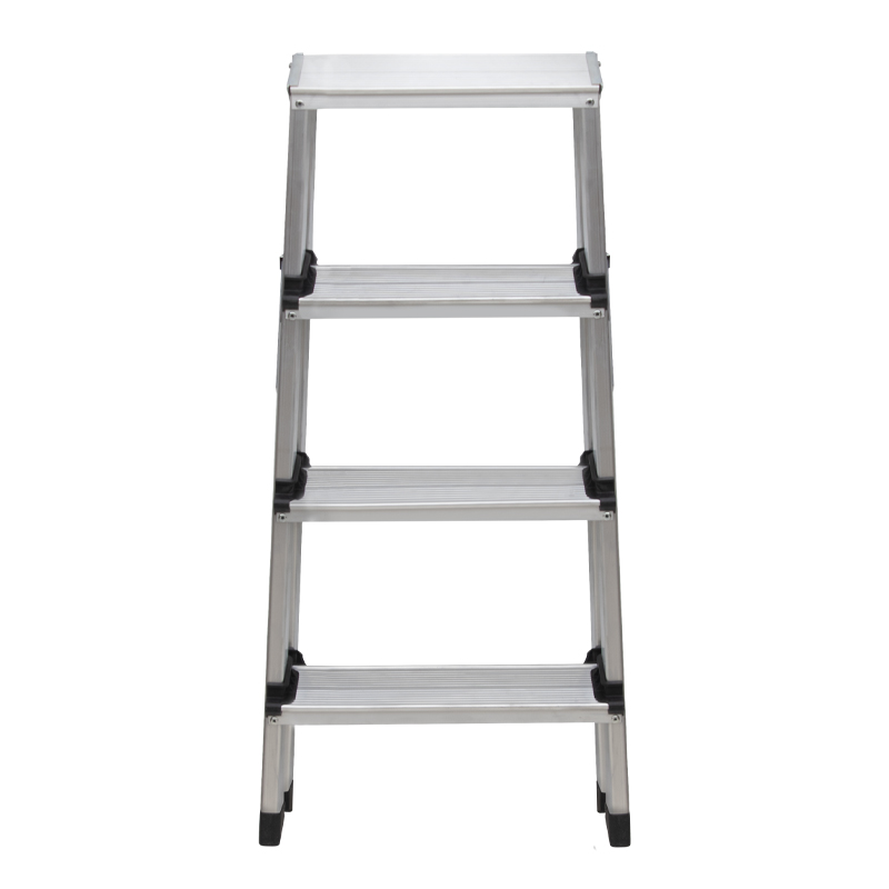 Σκάλα Double Step Perilla Αλουμινίου 4+4 Σκαλοπάτια 82,5Εκ.