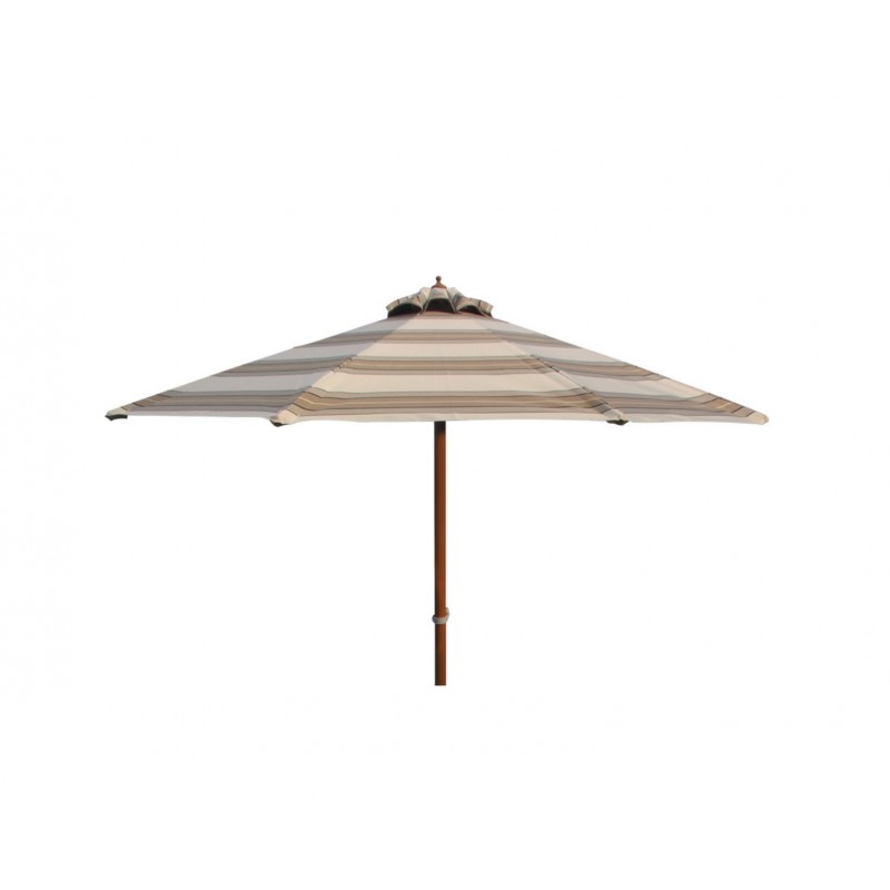 Fiji Umbrella R200/8 PR Teak-Acrylic* 200.0000 x 200.0000 x 0.0000