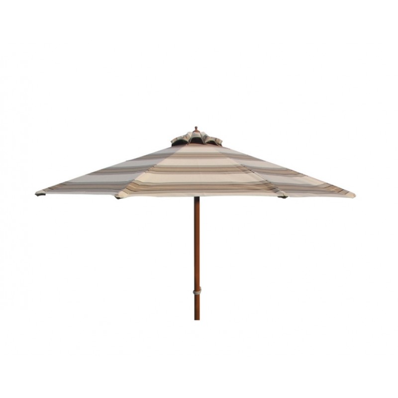 Fiji Umbrella R250/8 PR Teak-Acrylic* 250.0000 x 250.0000 x 0.0000