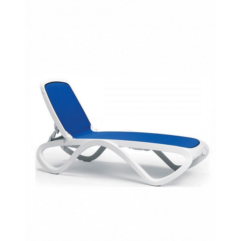 Omega* Sun-Lounger White 194.5000 x 69.0000 x 91.0000