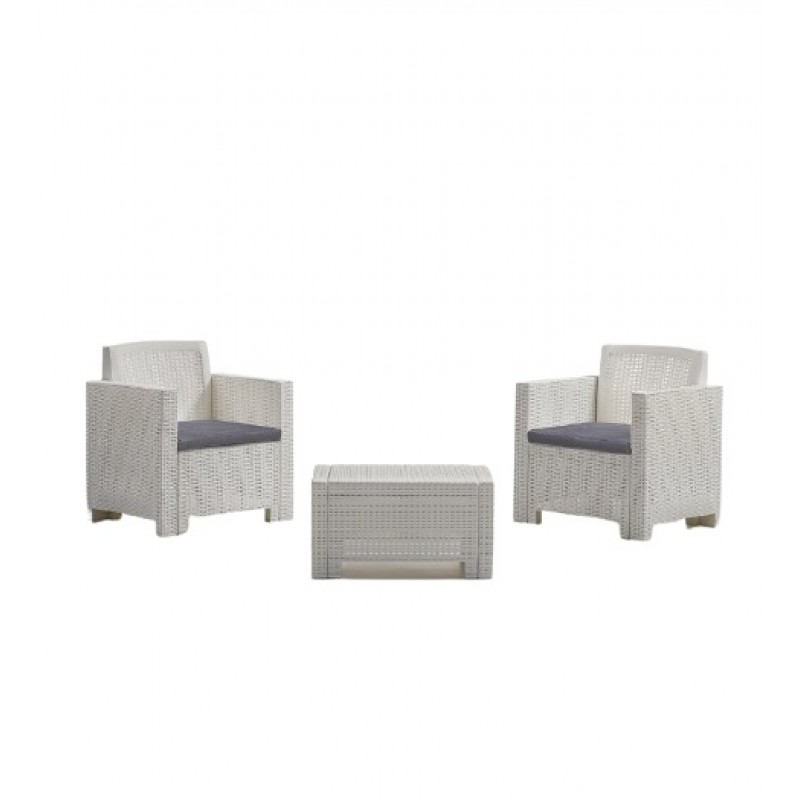 Alabama Terrace Set White* 0.0000 x 0.0000 x 0.0000