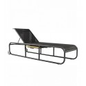 Nemo/SL Sun-Lounger Anthracite, WITH Side Table 205.0000 x 72.0000 x 98.0000