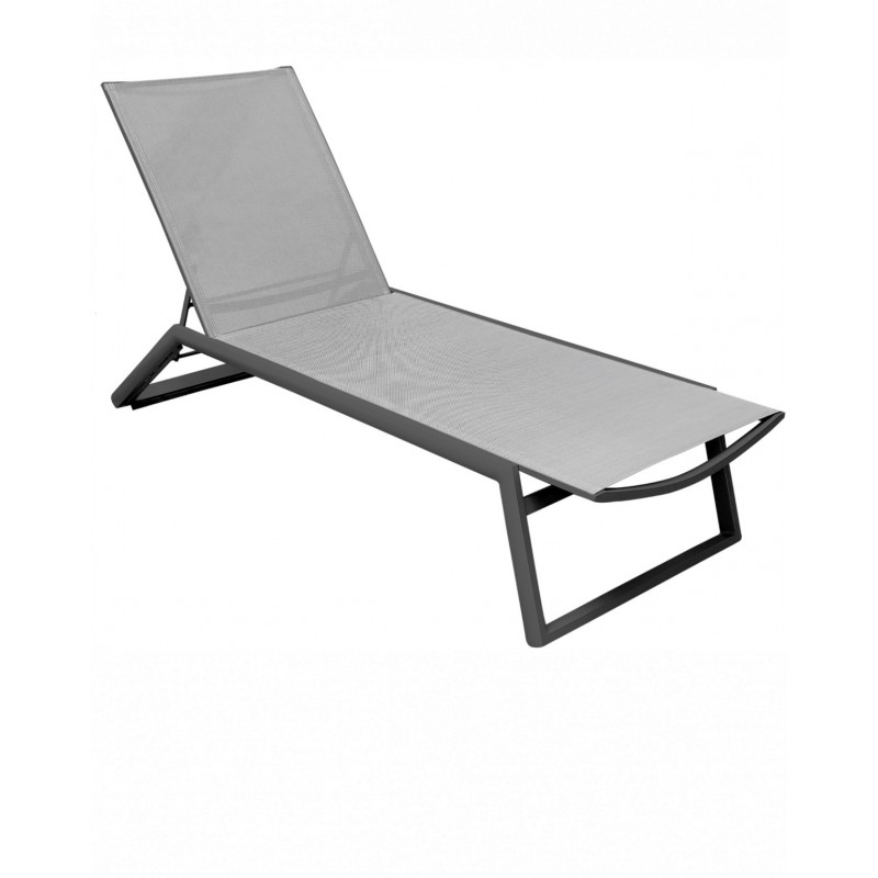 Tulip Sun-Lounger Anthracite 200.0000 x 65.0000 x 33.0000