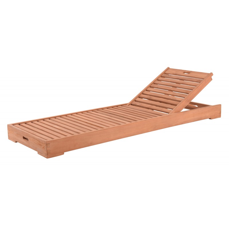 Aberdeen Sun-Lounger Teak 200.0000 x 65.0000 x 14.0000