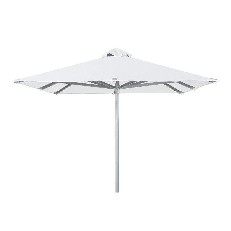 Lugano/S 230x230cm Aluminum Umbrella Silver 230.0000 x 230.0000 x 240.0000