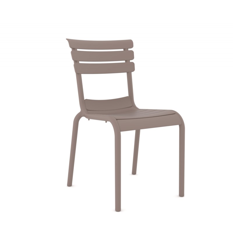 Hera/PL* Resin Chair Cappuccino 58.0000 x 48.0000 x 84.0000