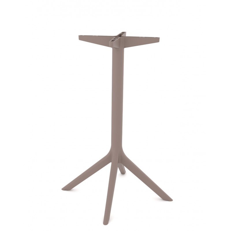 Rita/B-Bar* Resin Table Base Cappuccino 53.0000 x 53.0000 x 103.0000