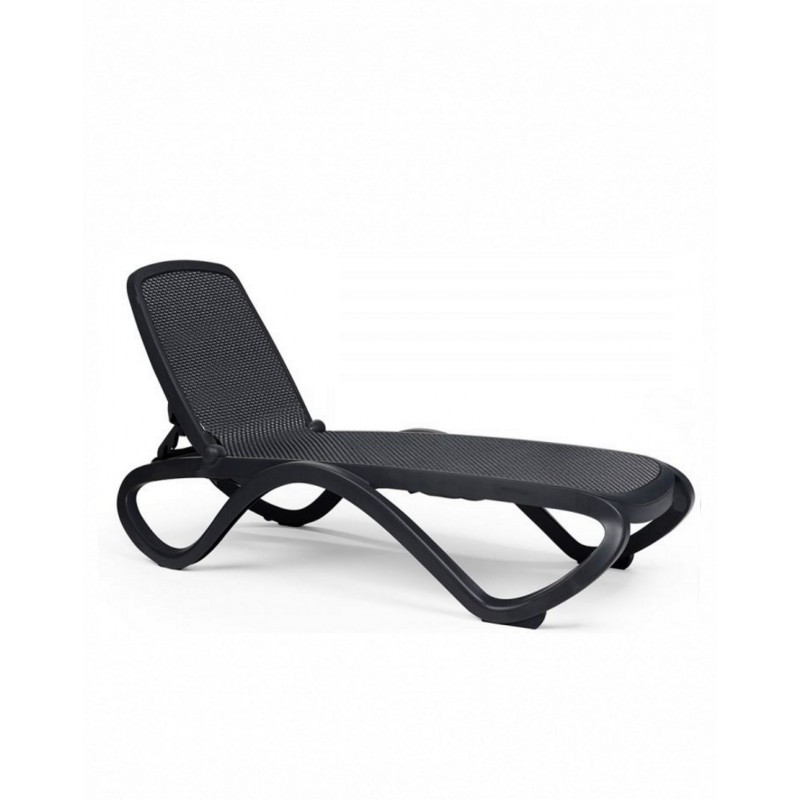 Omega* Trama 8x8 Sun-Lounger Anthracite 194.5000 x 69.0000 x 91.0000