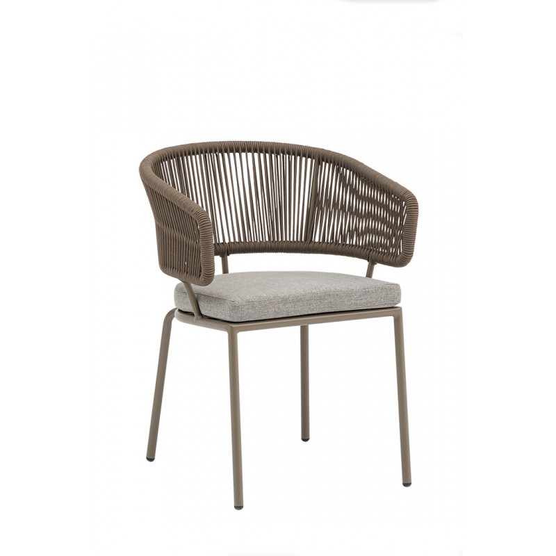 Nancy/P-Taupe Armchair 56.0000 x 57.0000 x 75.0000