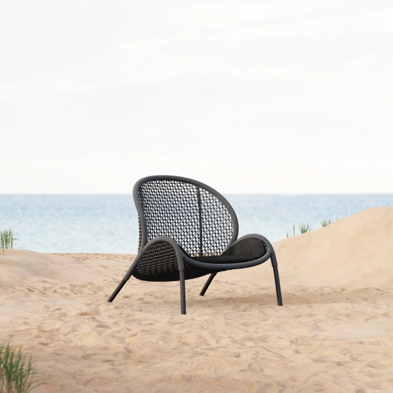 Dune/L-Anthracite Lounge Chair 80.0000 x 95.0000 x 89.0000
