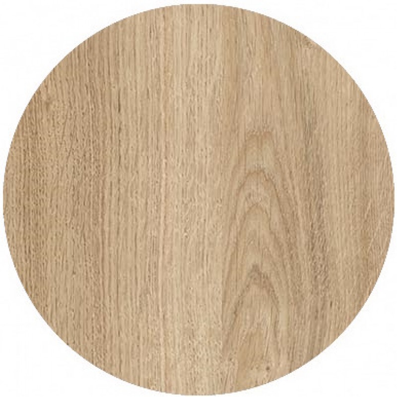 Compact Table Top R59cm Light Oak 59.0000 x 59.0000 x 1.2000