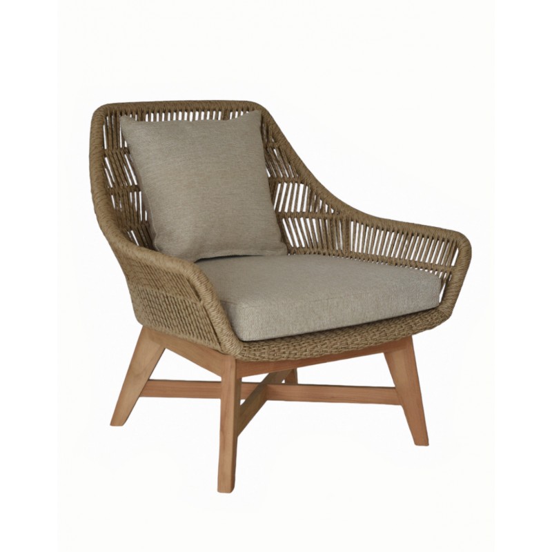 Barbara/L-Rattan Armchair 76.0000 x 59.0000 x 78.0000