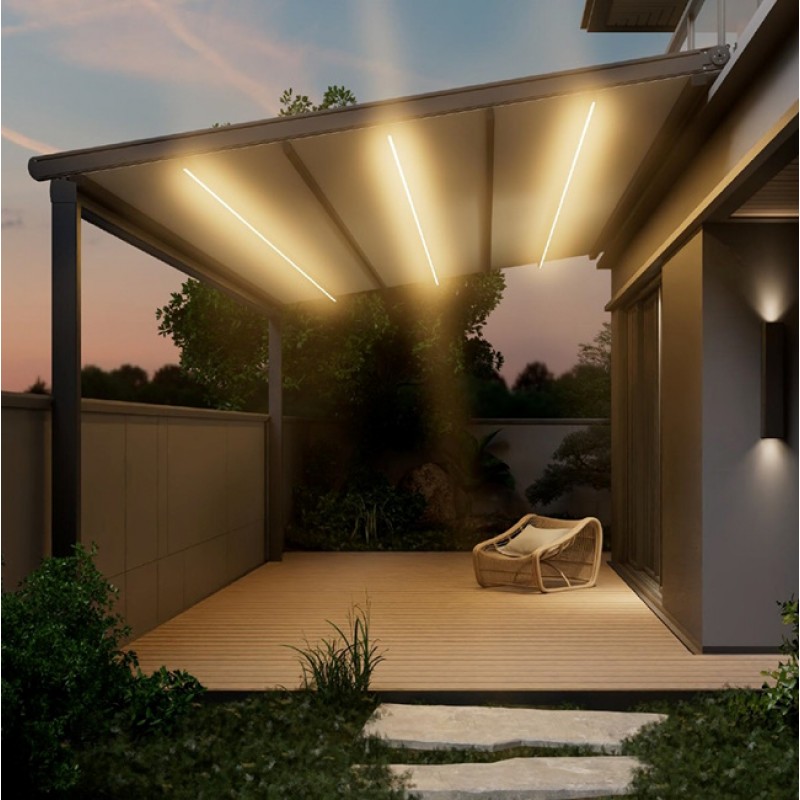 Pergola/WM 4x4m Alu. with Motor 400.0000 x 400.0000 x 0.0000