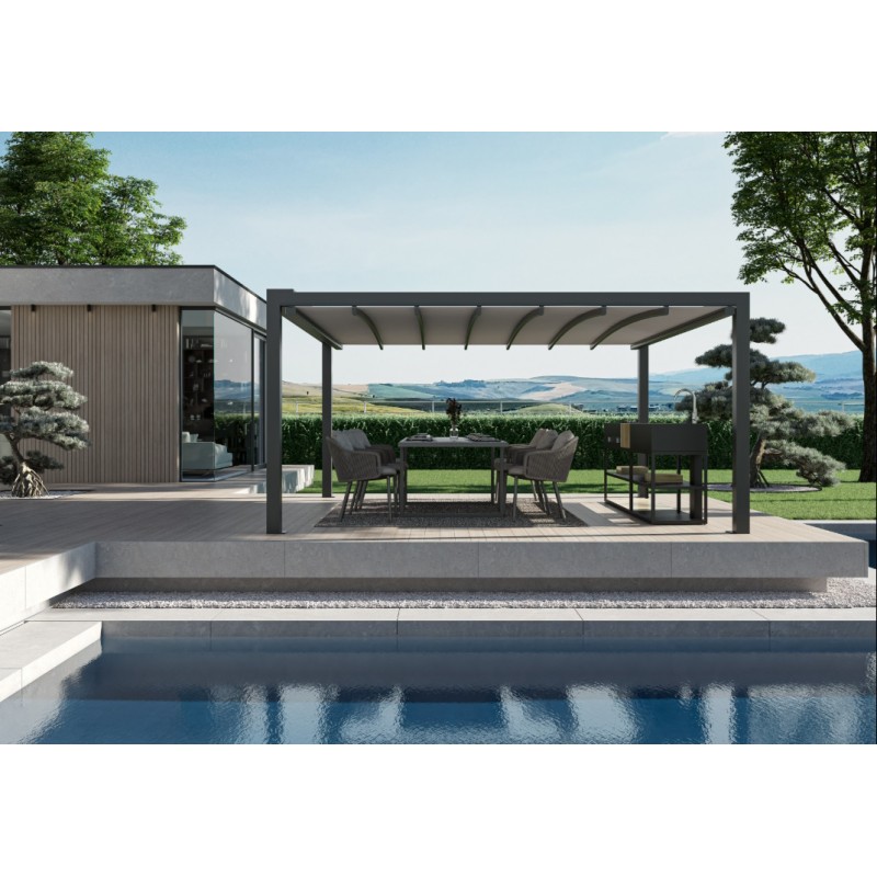 Pergola Keplan-4x4m* Alu. with Motor 400.0000 x 400.0000 x 240.0000