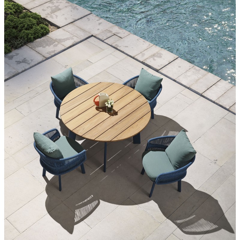 Aio/D5 Blue* Dining Set (205590) 0.0000 x 0.0000 x 0.0000