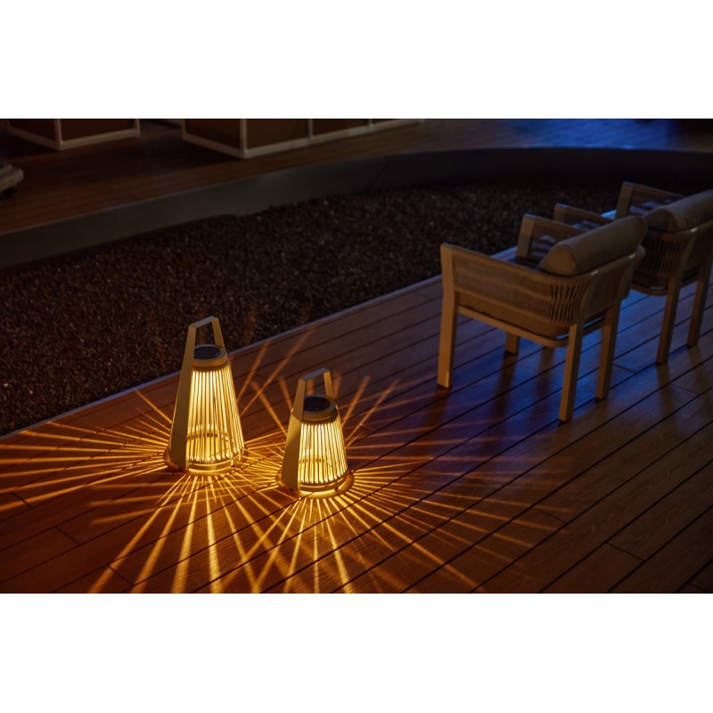 Apollo/L-51,5cm Portable Lantern Beige (33184002) 29.0000 x 28.5000 x 51.5000