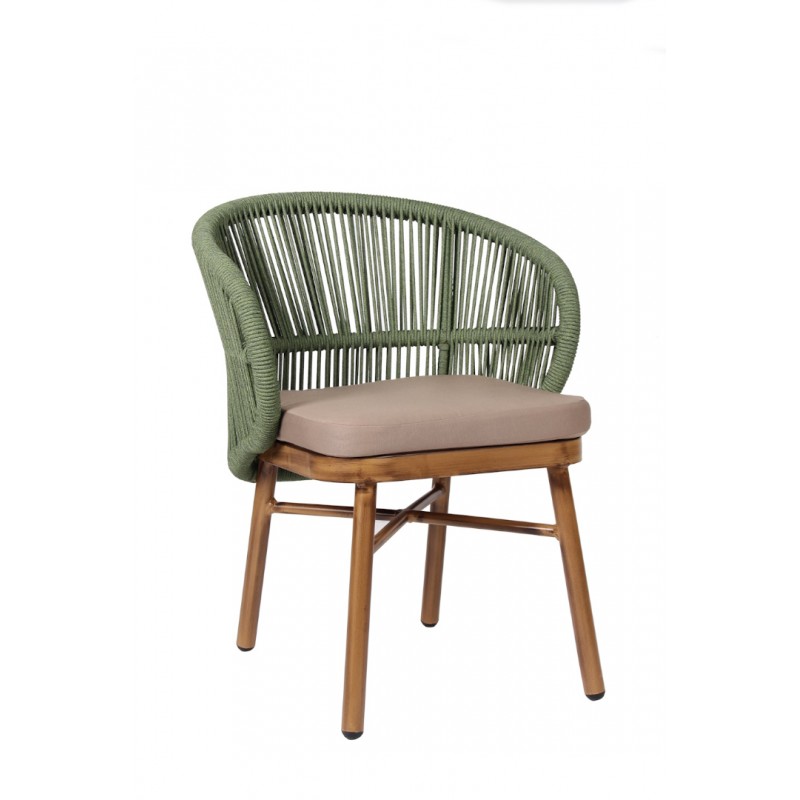 Global/P Green, Armchair 64.0000 x 60.0000 x 76.5000