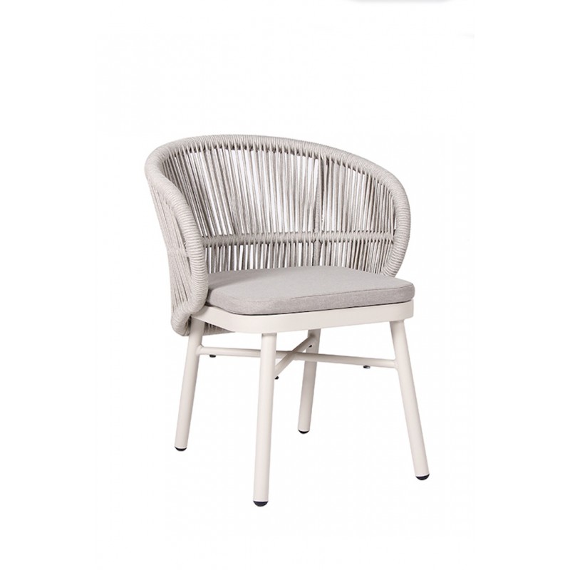 Global/P Grey-White, Armchair 64.0000 x 60.0000 x 76.5000