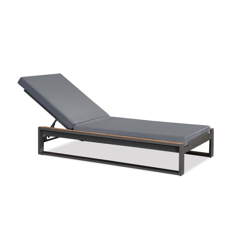Calabria* Sun-Lounger Anthracite 192.0000 x 83.0000 x 37.0000